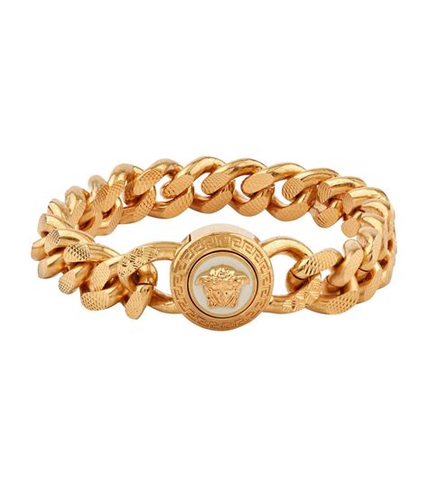 versace bracelet men gold